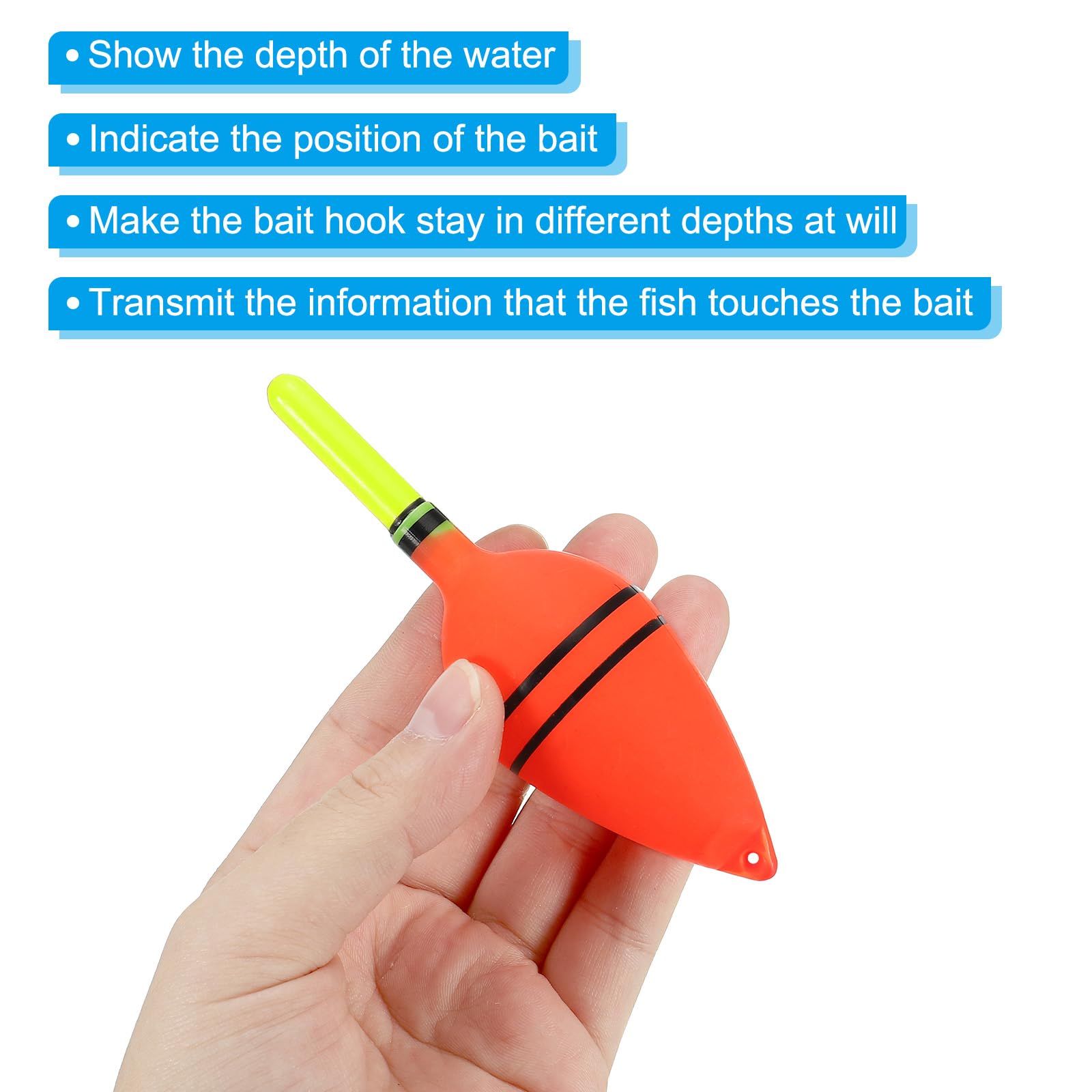 PATIKIL slip bobber with line loop for quick setup