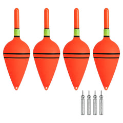 PATIKIL slip bobber on water with red night light for visibility.