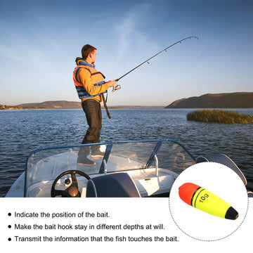 PATIKIL slip bobber in water indicating depth capability