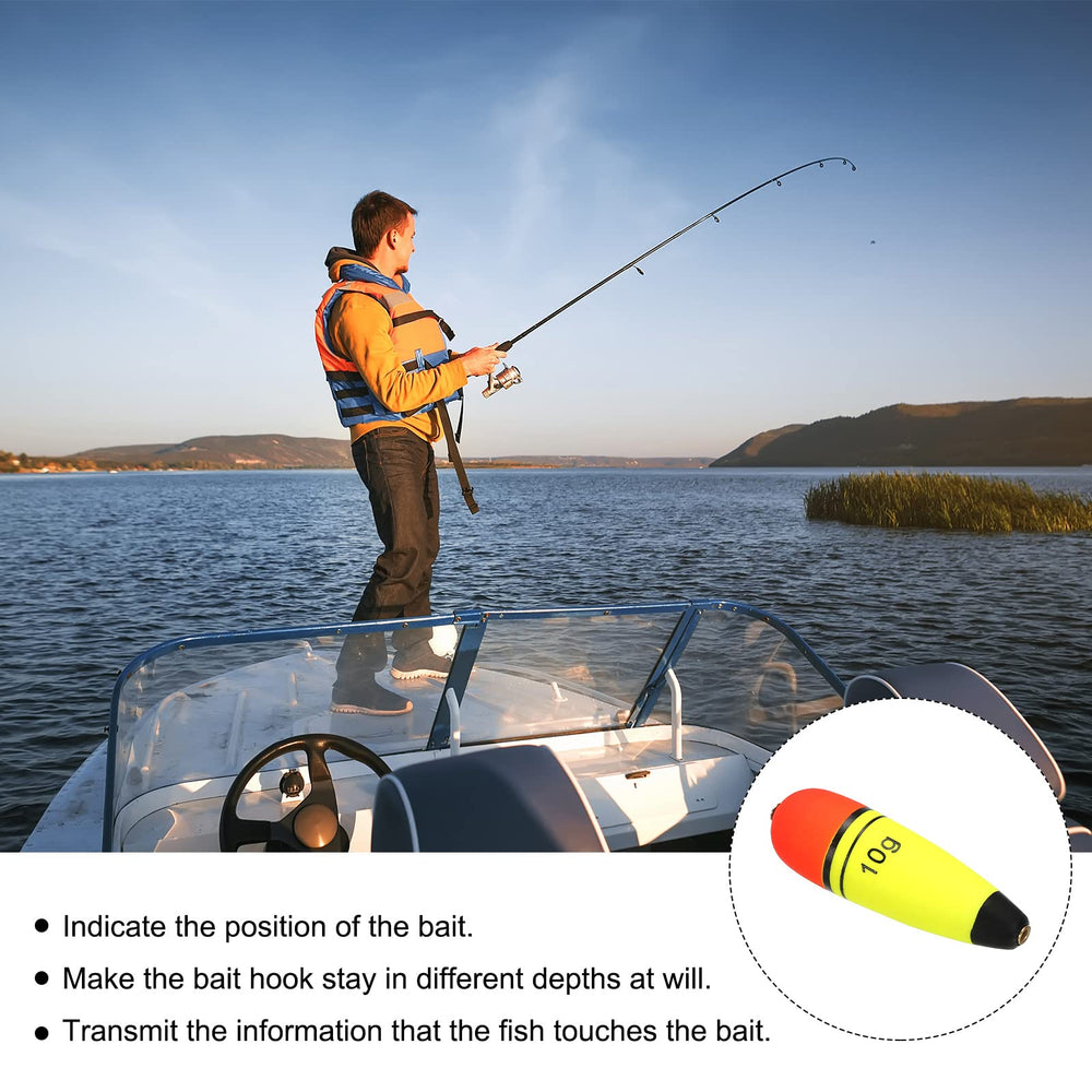 PATIKIL slip bobber in water indicating depth capability