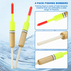 PATIKIL slip bobbers show line movement for subtle bites.