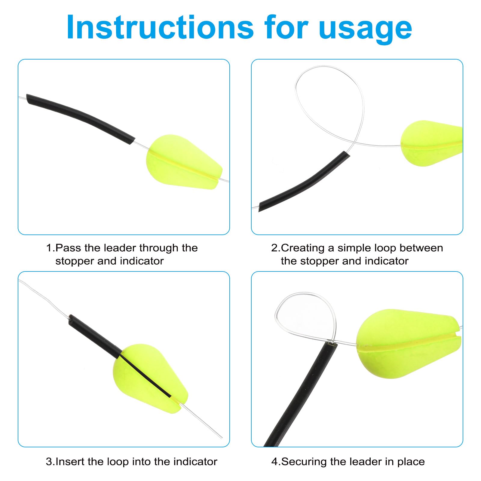 PATIKIL slip float with adjustable depth for longer strike zones.