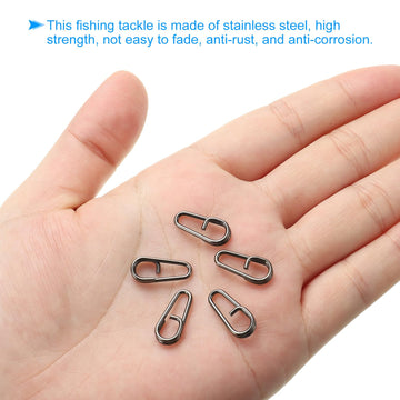 PATIKIL oval ring design enables easy bait hanging for efficient fishing