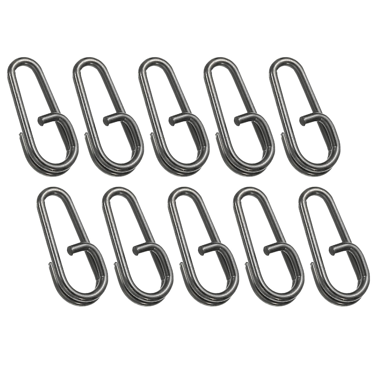 PATIKIL oval fishing snaps close-up shows durable stainless steel for quick gear changes