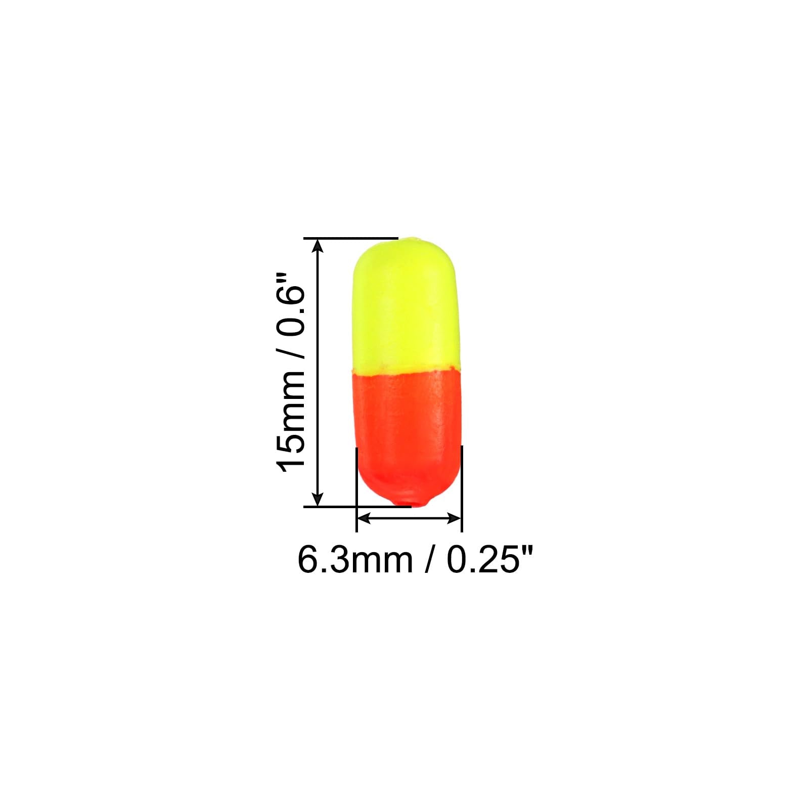 PATIKIL 0.6 inch float demonstrates simple center hole threading