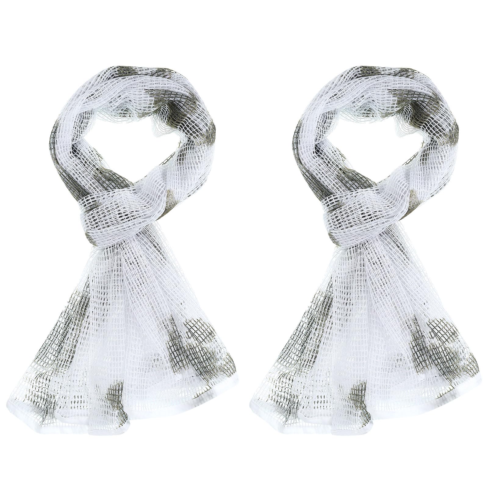 PATIKIL snow camouflage veil scarf for versatile field use and shade protection.