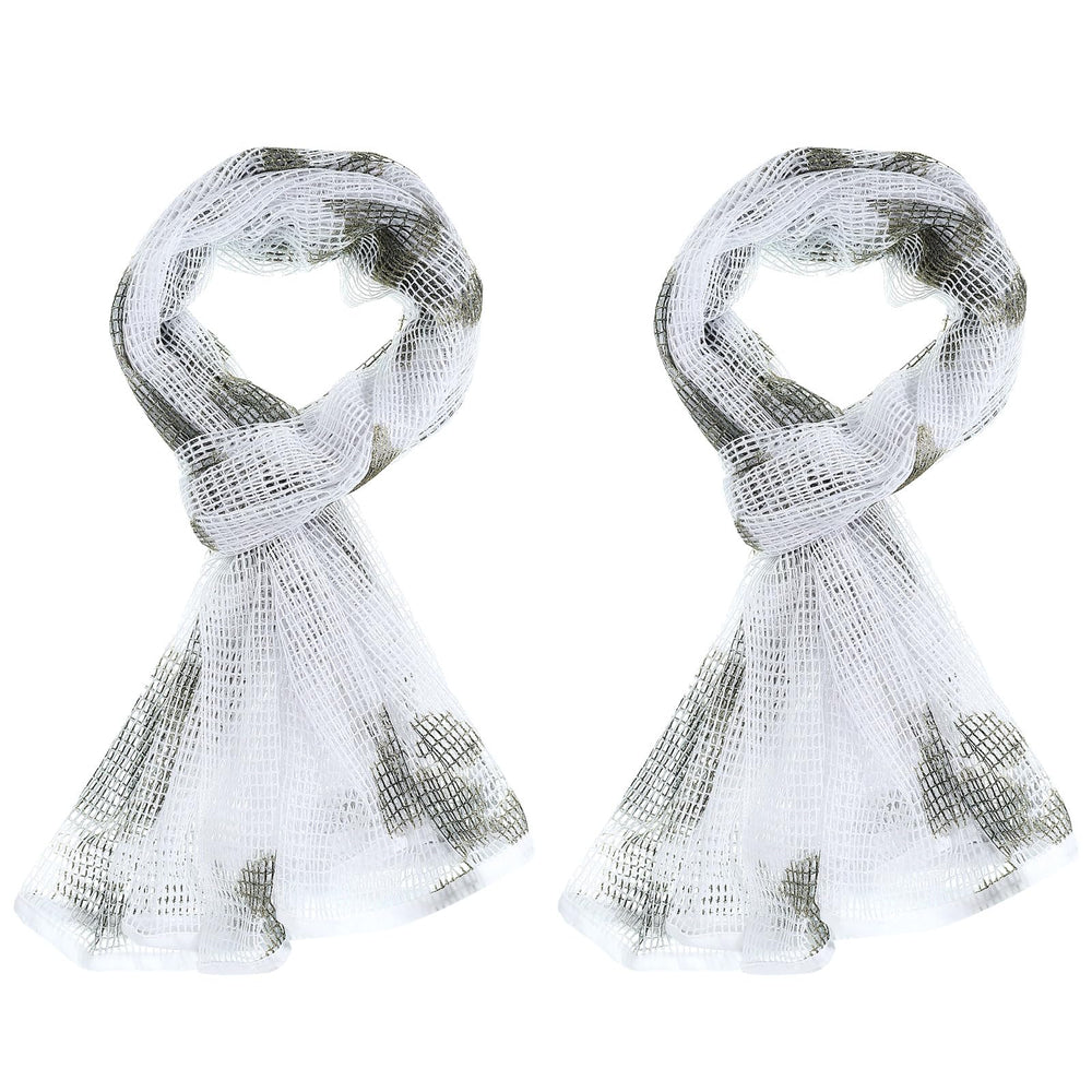 PATIKIL snow camouflage veil scarf for versatile field use and shade protection.