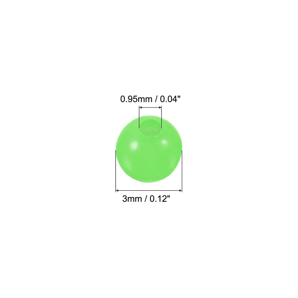PATIKIL soft plastic beads glow on line and protect gear