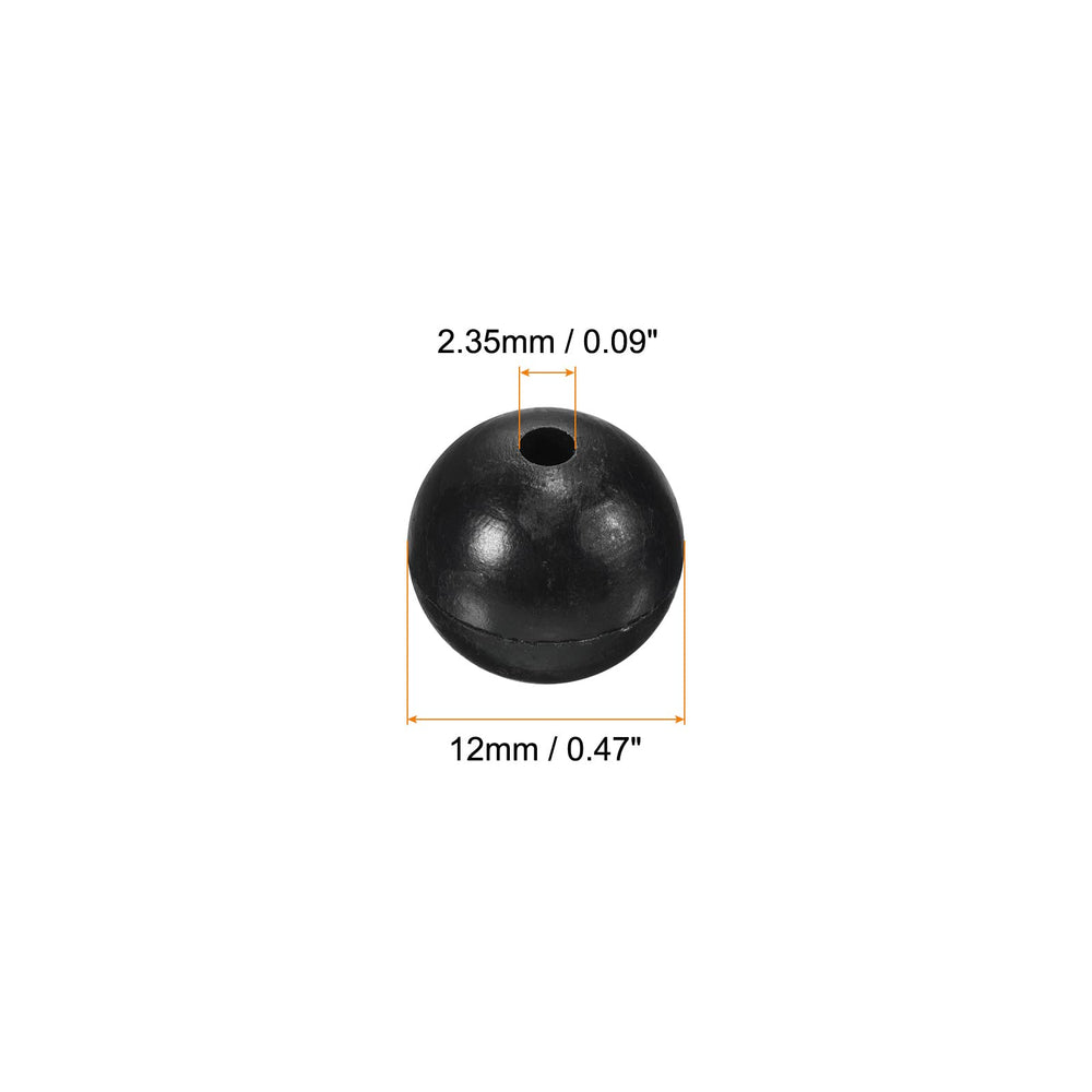 PATIKIL soft plastic beads, round shape for lures