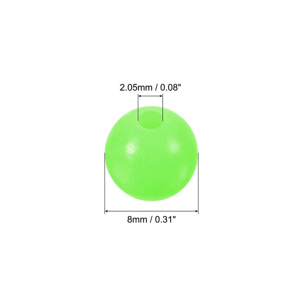PATIKIL soft plastic glow beads quick to install on lines.