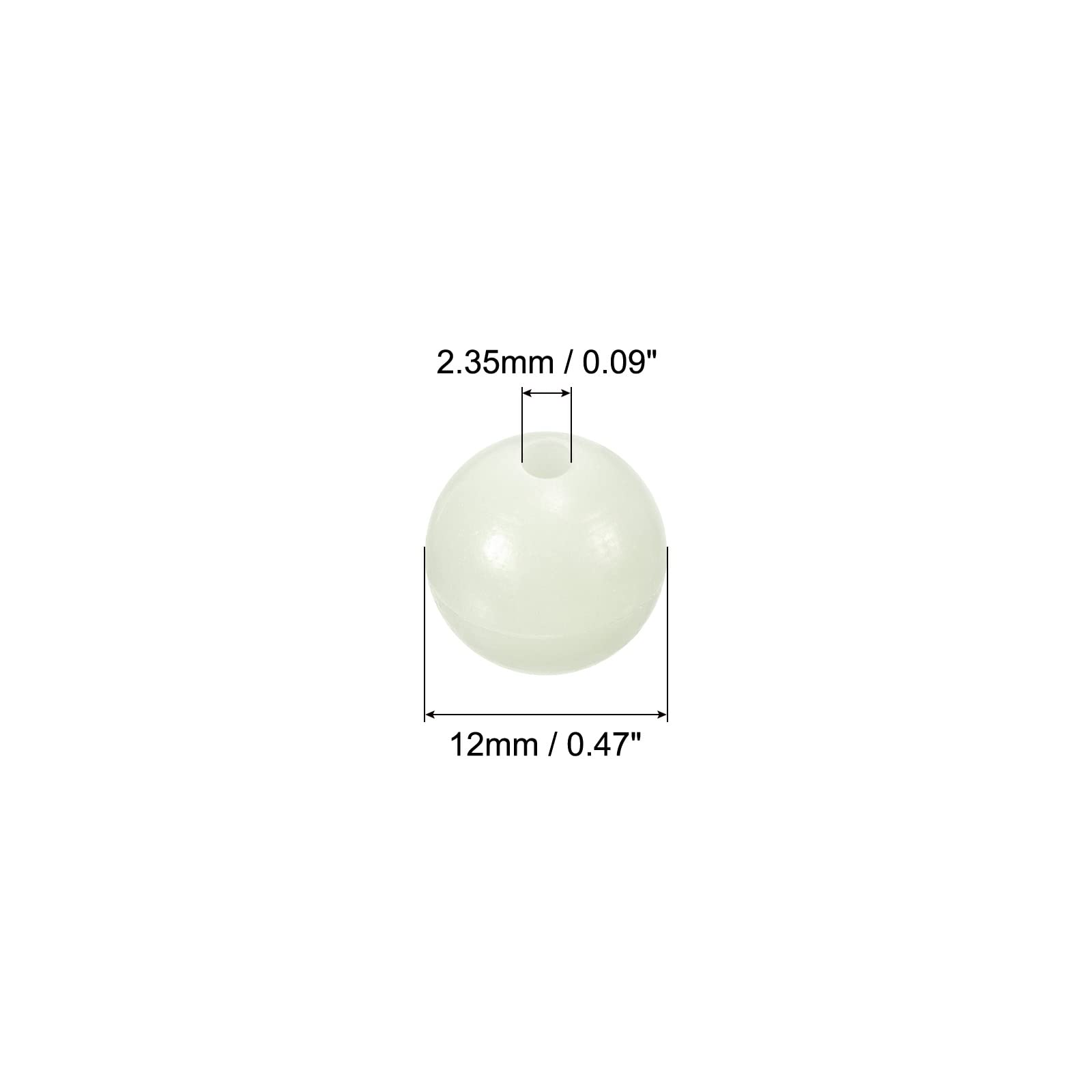 PATIKIL soft plastic glow beads designed for quick attachment