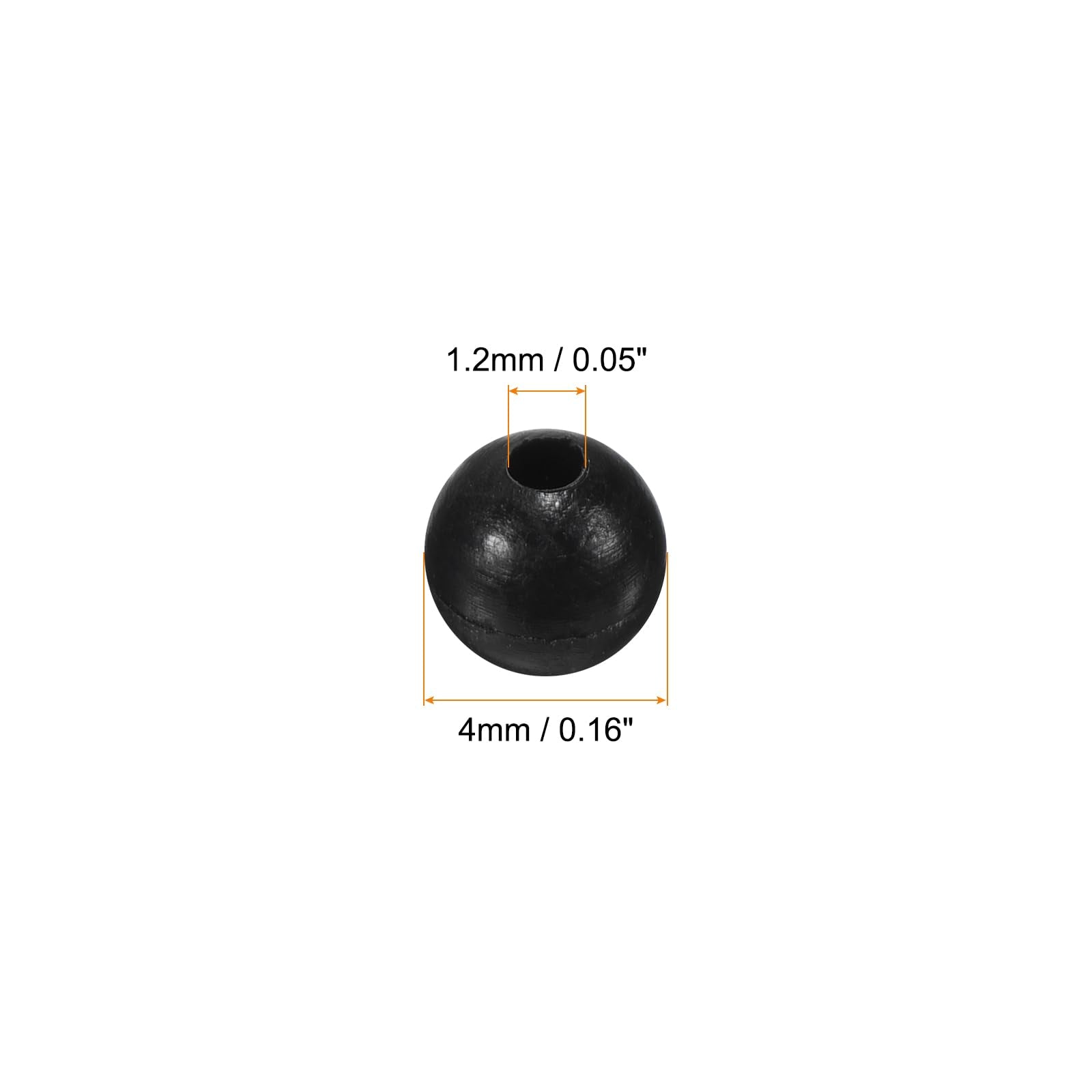 PATIKIL soft plastic round beads on line enabling fast rig setup