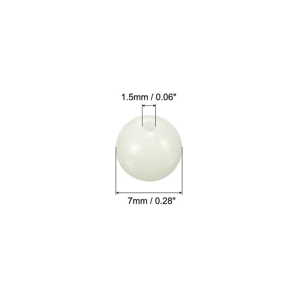 PATIKIL soft plastic round beads easy line installation.