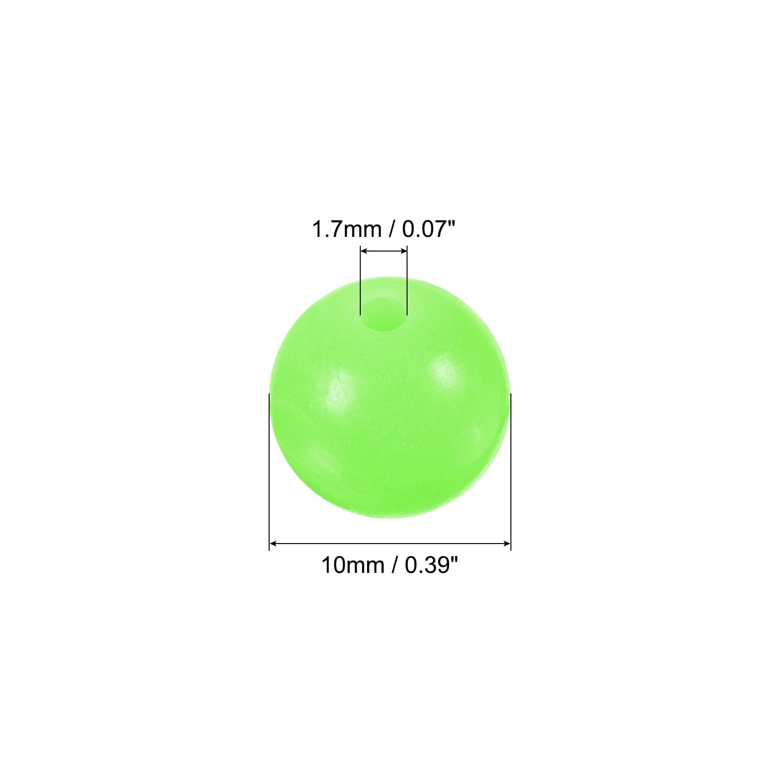 PATIKIL soft rubber beads easy to install on fishing lines.