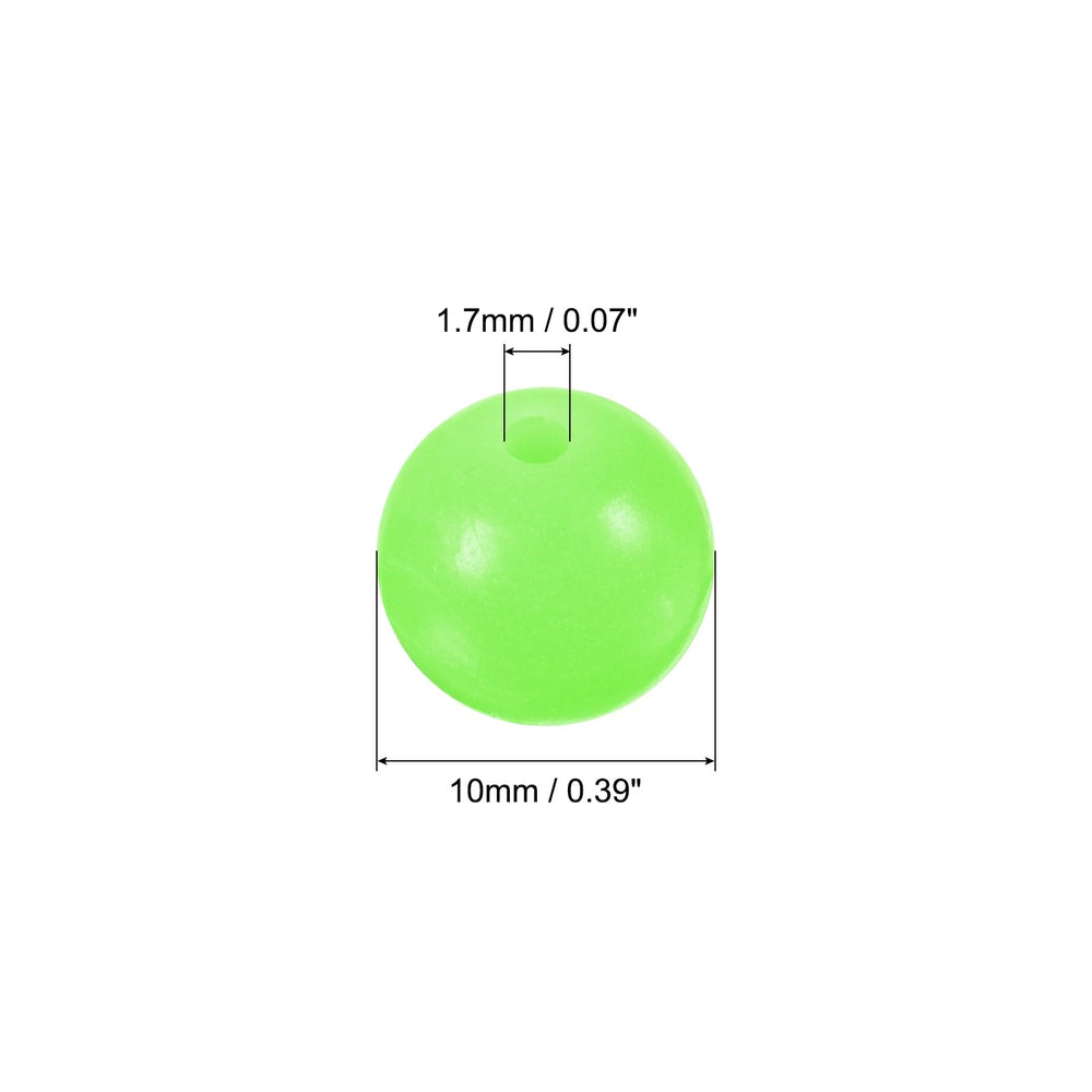 PATIKIL soft rubber beads easy to install on fishing lines.