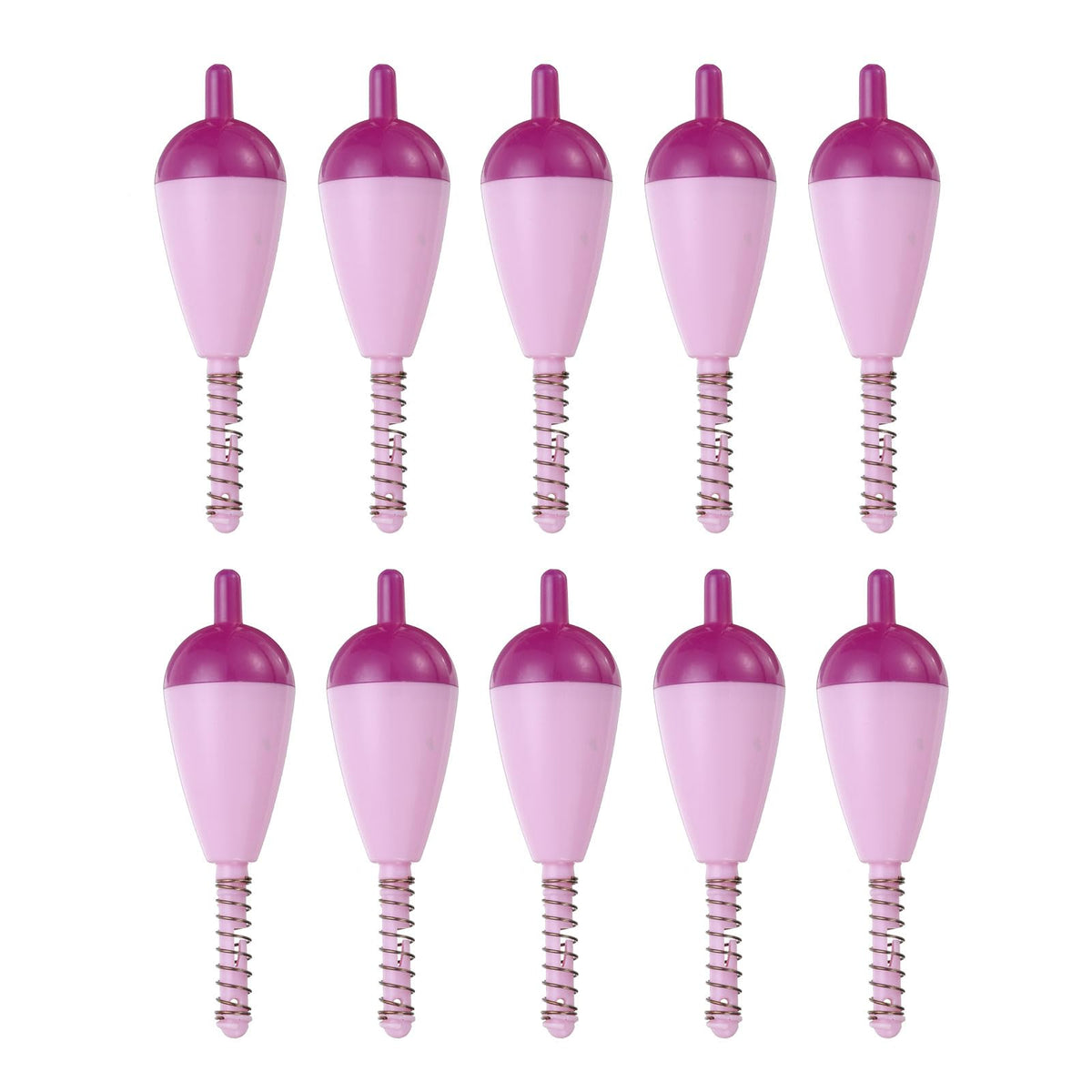 PATIKIL purple spring bobber close-up highlighting durable ABS construction