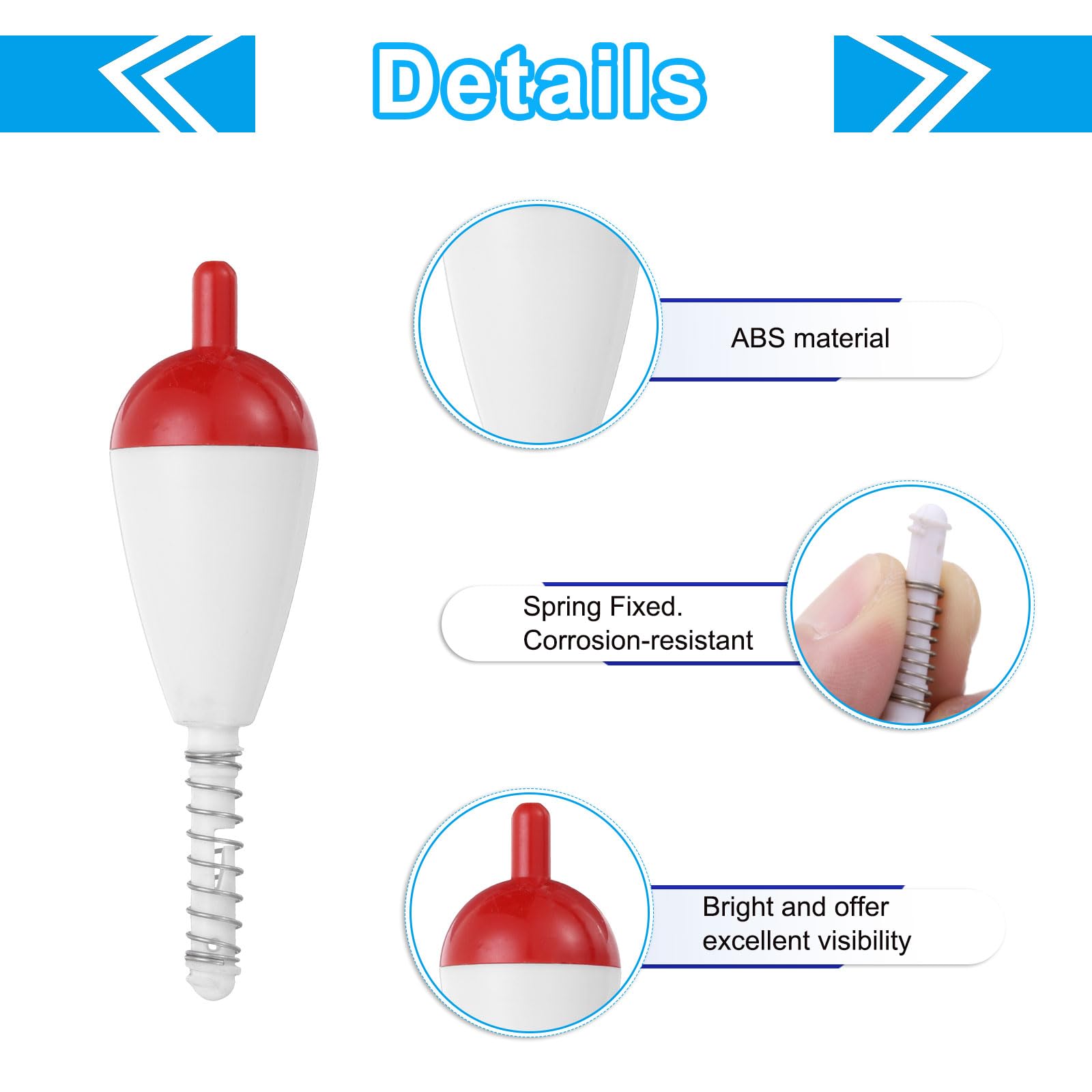 PATIKIL spring bobber close-up shows smooth, reliable depth adjustment.