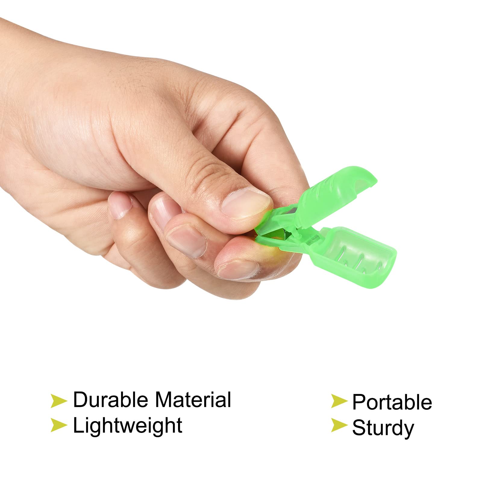 PATIKIL squid jig hook cover in green protects hands while handling jigs.