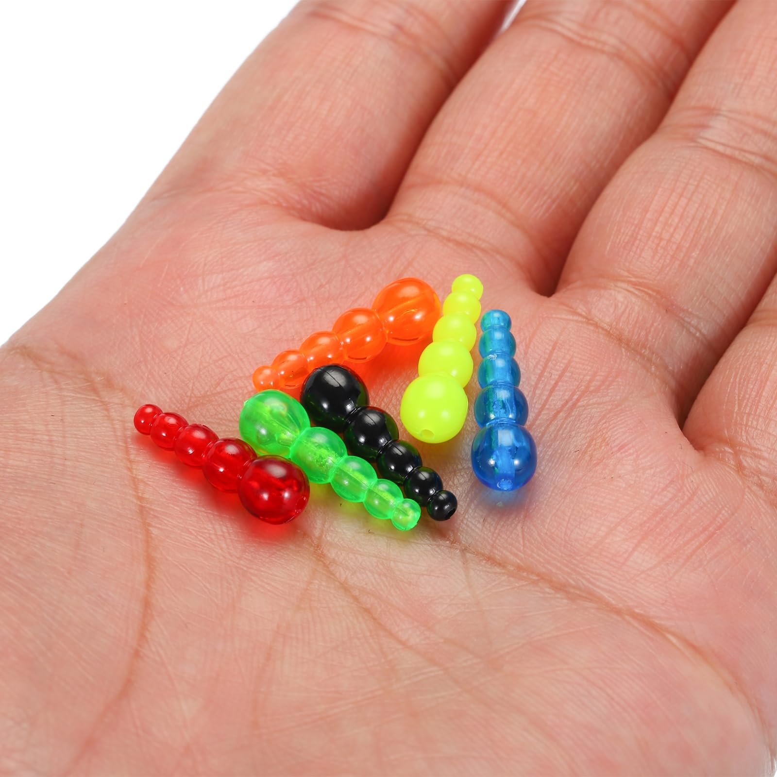 Versatile fishing beads used for saltwater and freshwater setups