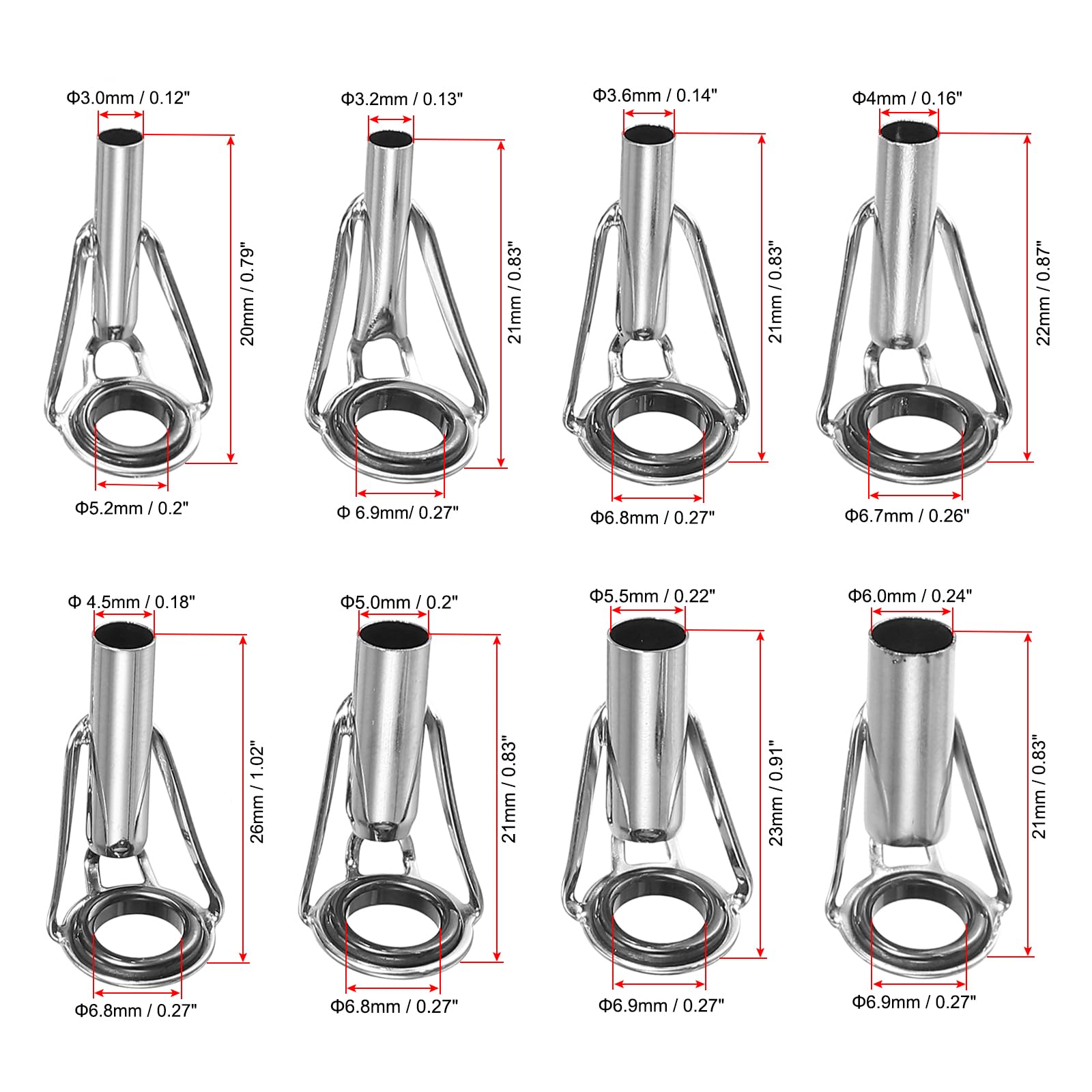 PATIKIL stainless steel ring guide showing corrosion resistance and smooth line flow