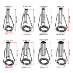 PATIKIL stainless steel ring guide showing corrosion resistance and smooth line flow