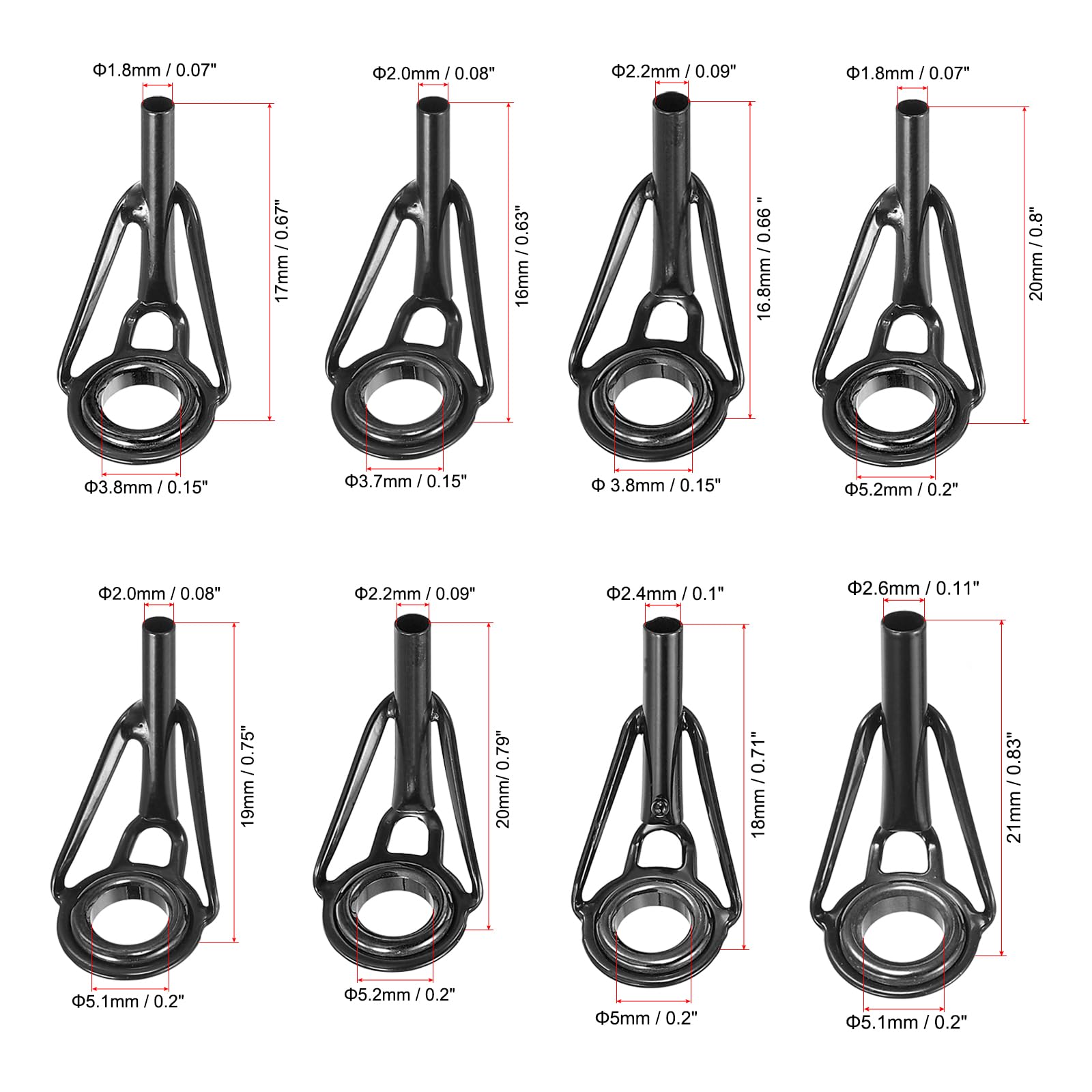 PATIKIL stainless steel ring guide delivering smooth line feed for coastal fishing