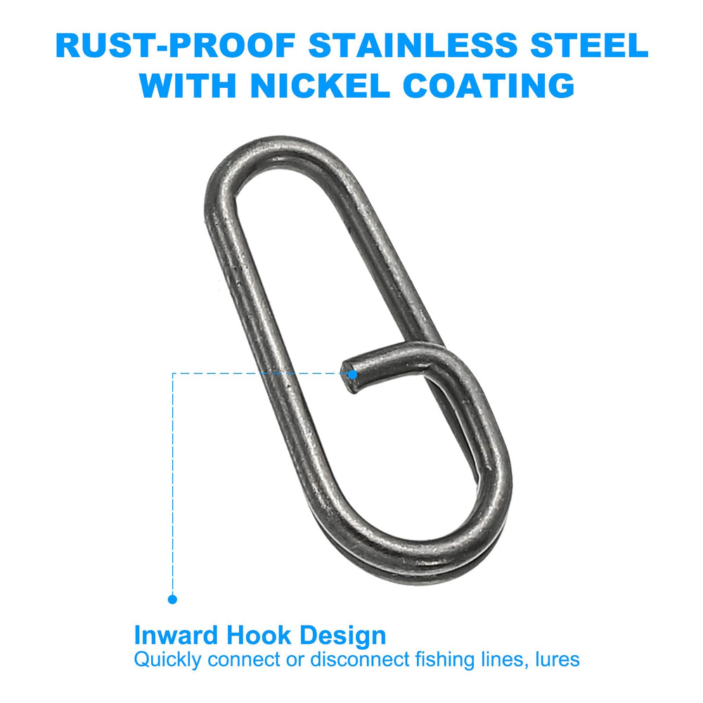 PATIKIL stainless steel snaps provide strong pull and corrosion resistance.