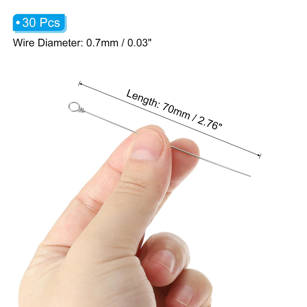 PATIKIL stainless steel wire with looped shaft enables natural lure movement in water.