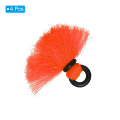 PATIKIL orange foam strike indicator on leader, lightweight buoyancy keeps line tidy.