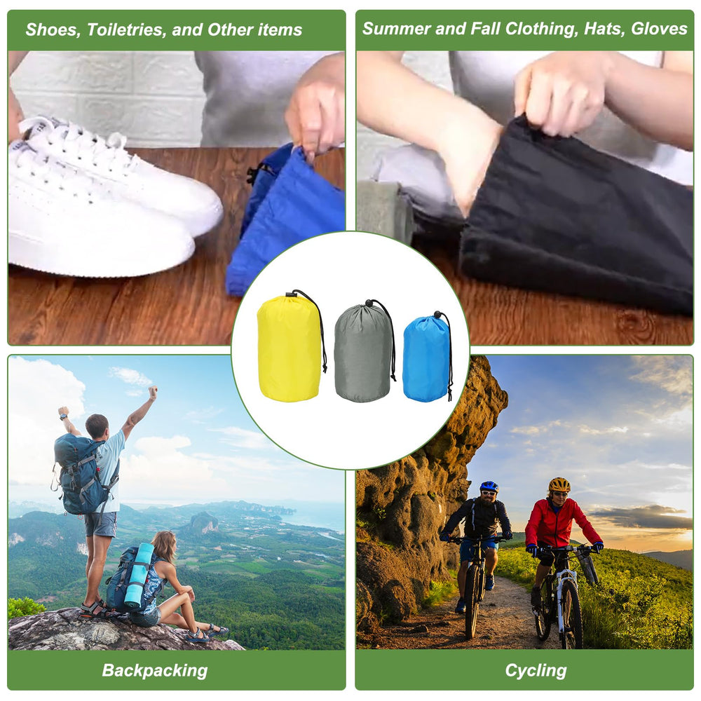 PATIKIL Stuff Sack compact when folded for storage and transport