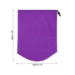 PATIKIL purple sack shown compact, ready to pack for travel and camping needs.