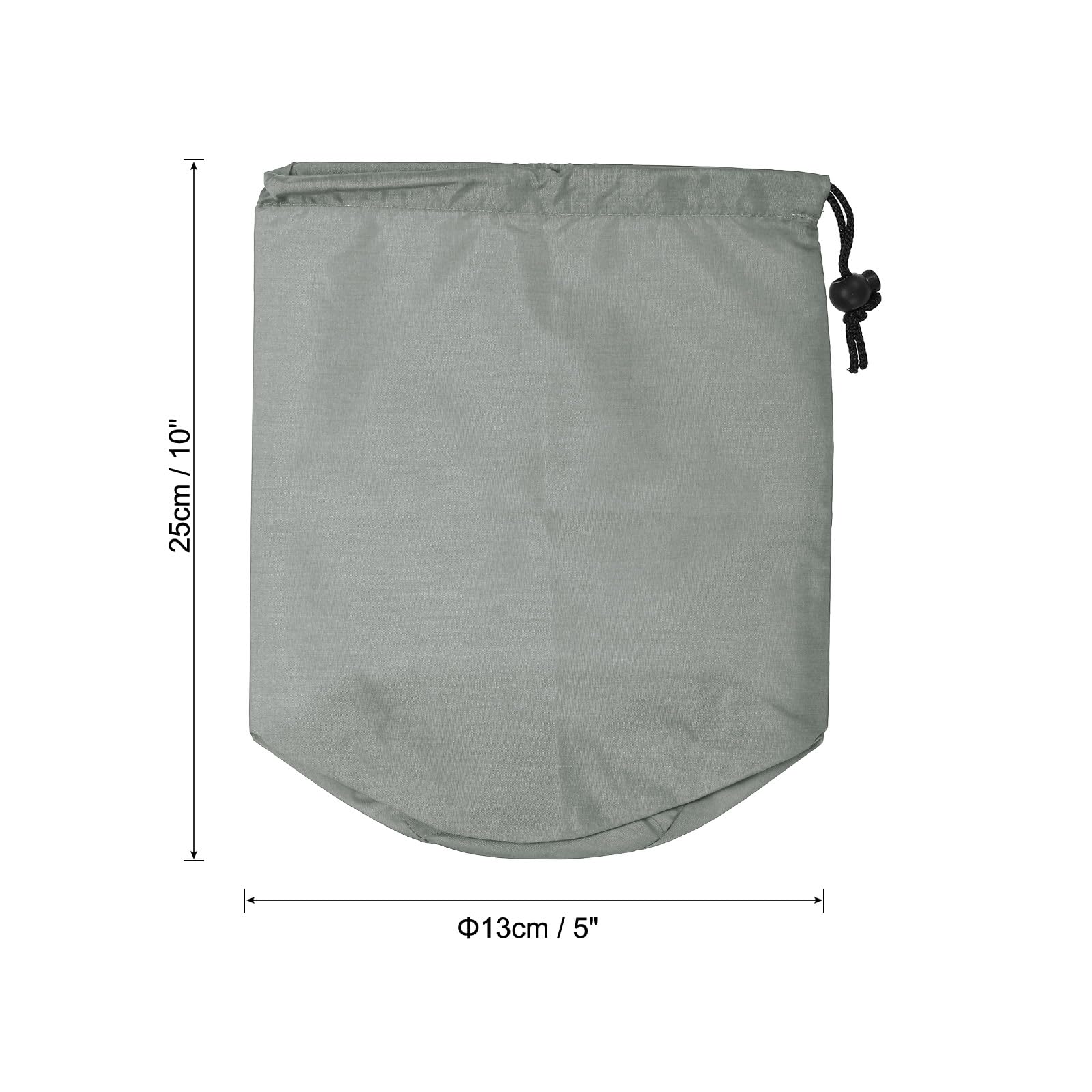 PATIKIL Stuff Sack's drawstring closure makes packing simple and secure.