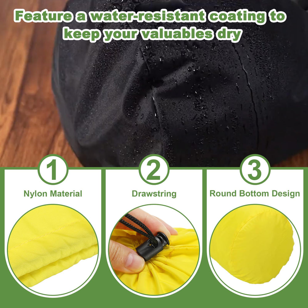 PATIKIL waterproof stuff sack demonstrating large capacity for clothes or sleeping gear.