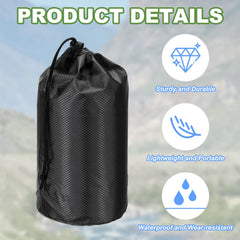 PATIKIL Stuff Sack large round-bottom design supports stable packing on the go.