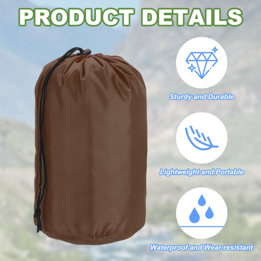 PATIKIL Stuff Sack M 13x25 cm folds flat for travel.