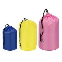 PATIKIL Stuff Sack navy blue with drawstring keeps gear organized on outdoor trips.