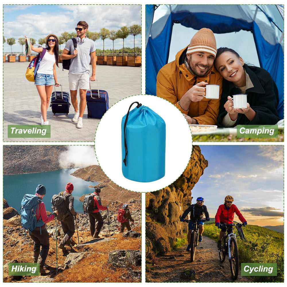 PATIKIL Stuff Sack packing three sizes helps stay organized while traveling.