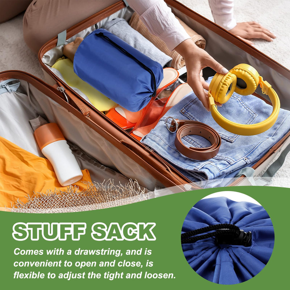 PATIKIL round-bottom sack stable during movement or set down.