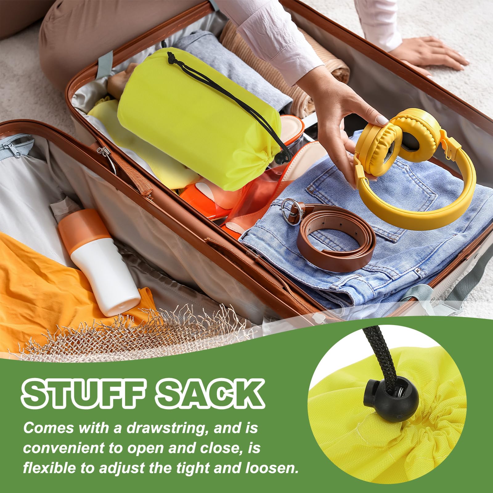 PATIKIL Stuff Sack three-pack helps sort gear for camping and travel