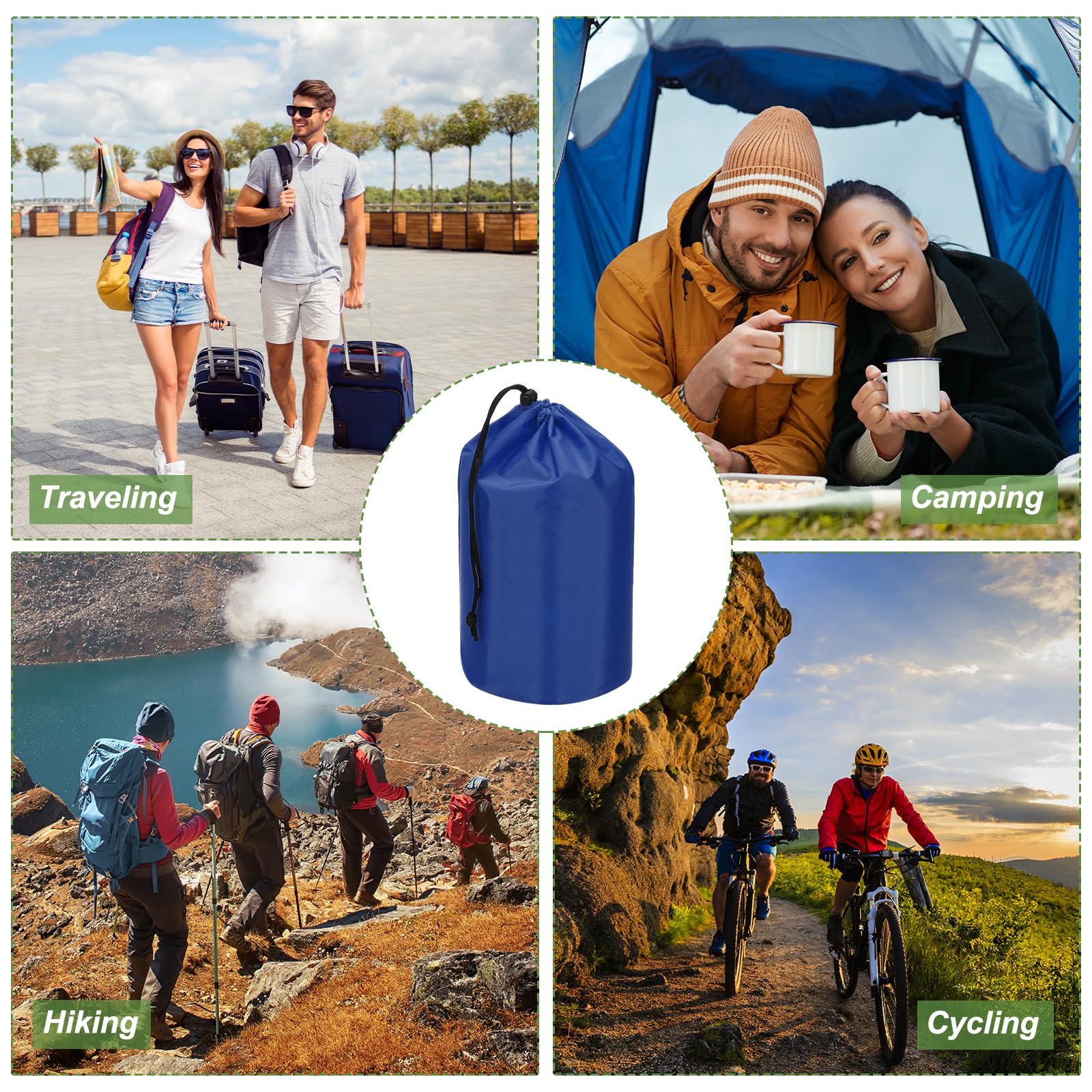 PATIKIL travel-ready sack fits sleeping bags and gear for camping.