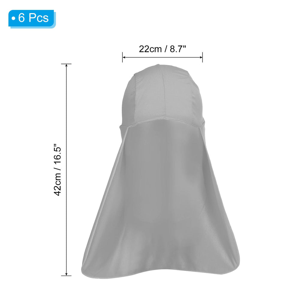 PATIKIL sun shade hat gray side view; versatile for hiking and fishing.
