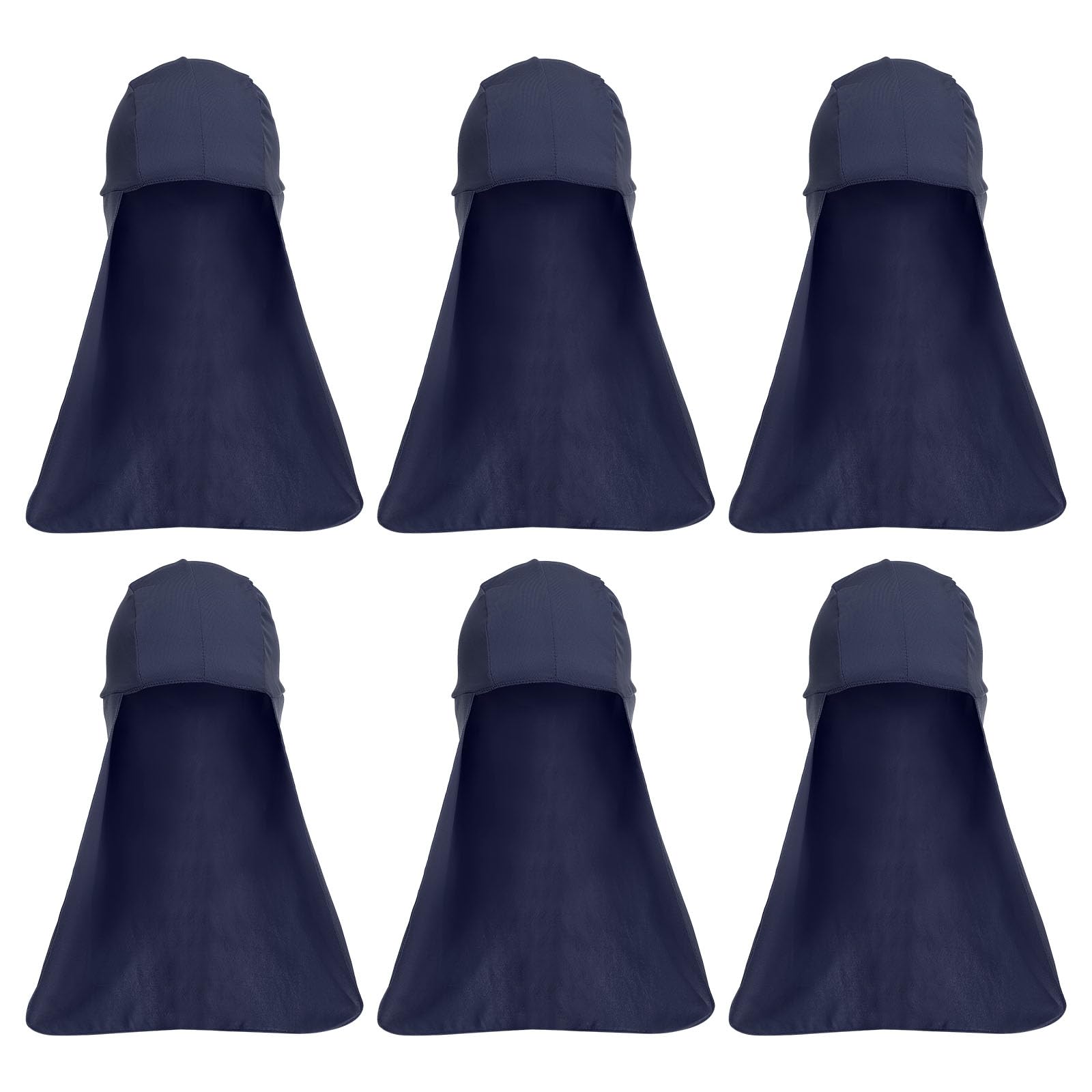 PATIKIL Sun Shade Hat six-pack navy blue packfront protects skin during sunny outdoor activities
