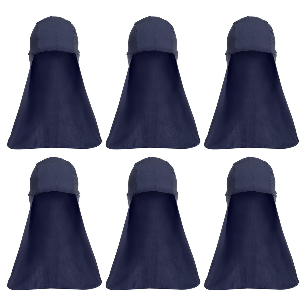 PATIKIL Sun Shade Hat six-pack navy blue packfront protects skin during sunny outdoor activities