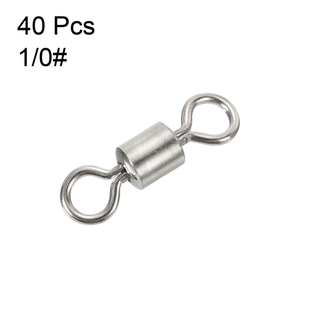 PATIKIL 40-pack swivels packaged for versatile fishing setups.