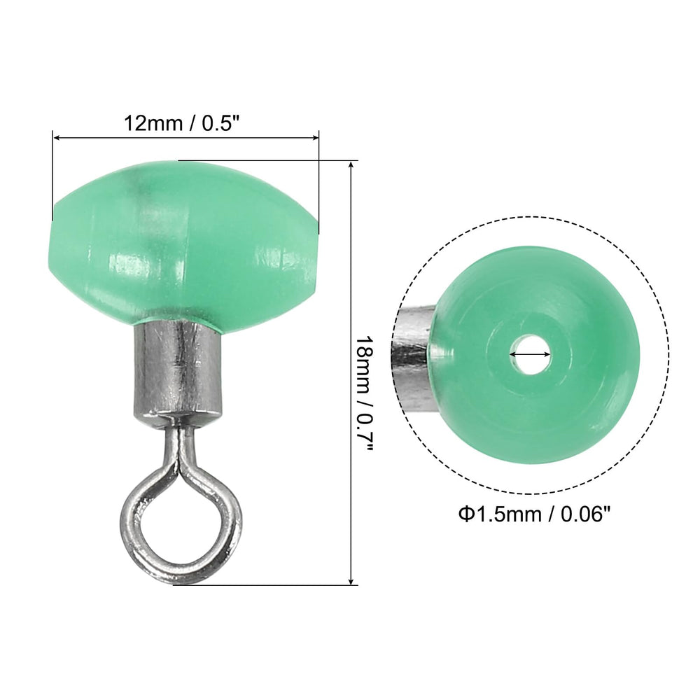 PATIKIL glow-in-the-dark T-shape pulley swivel for night visibility.