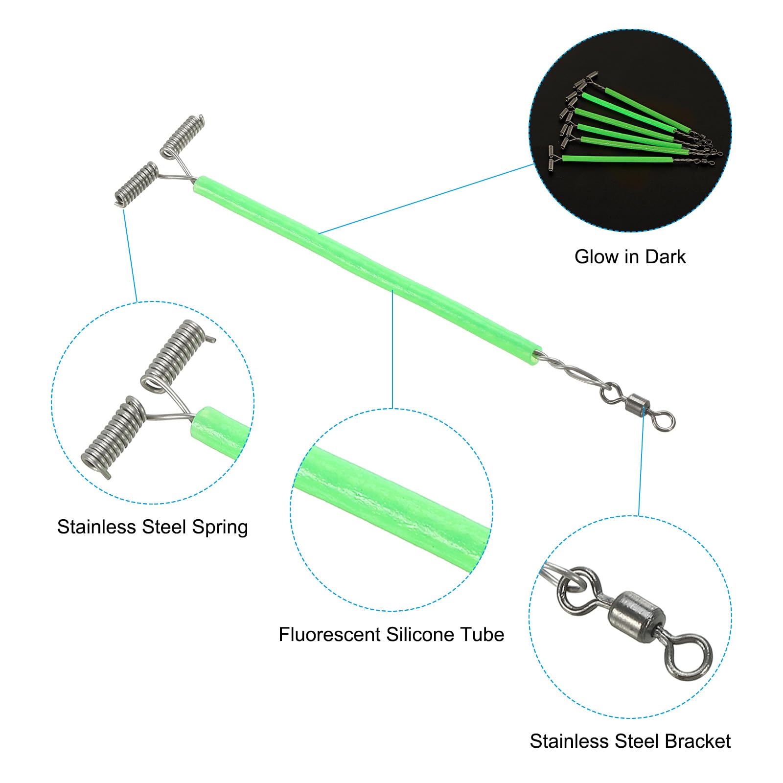 PATIKIL T-shaped balancer on fishing line balancing hooks