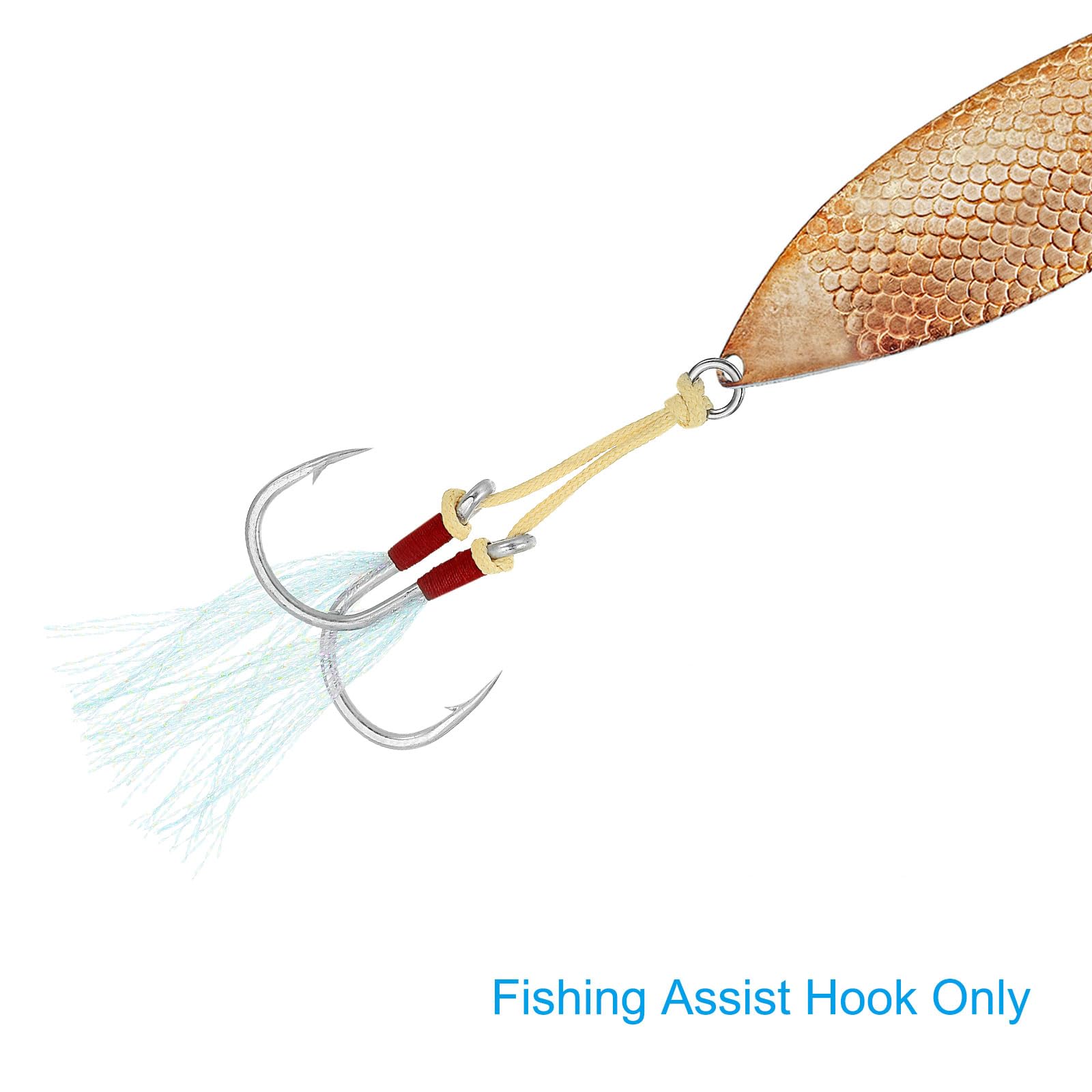 PATIKIL tassel length 40mm glows for underwater attraction.