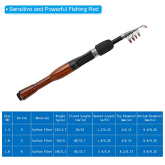 PATIKIL telescopic rod collapsed to 38 cm, easily portable for trips.