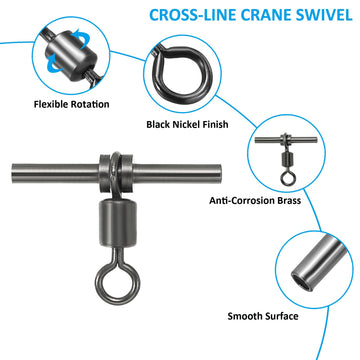 PATIKIL 103lbs tensile brass swivel demonstrates high strength for rigs