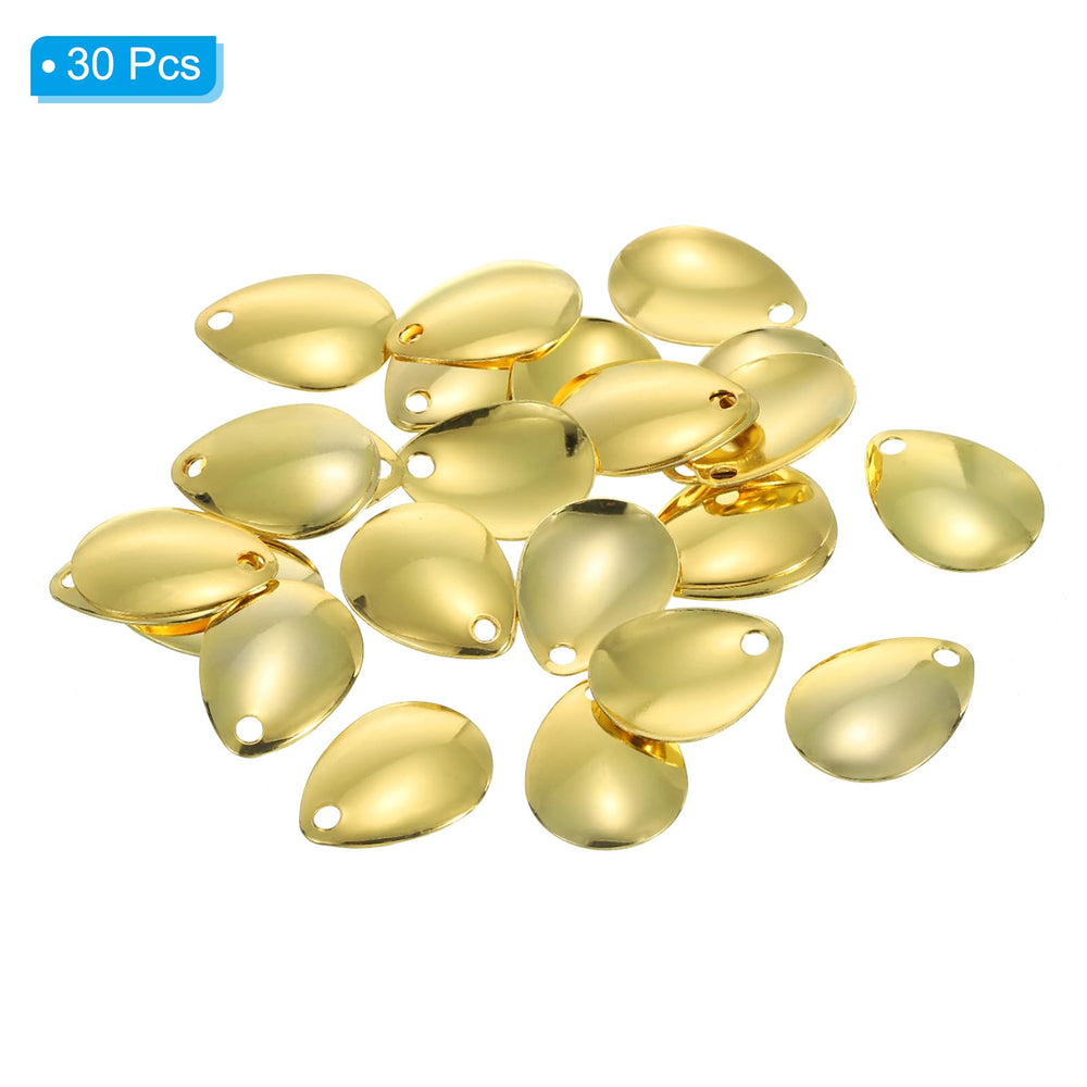 PATIKIL thin curved blades golden 18x14mm create swift rotation and water flashes